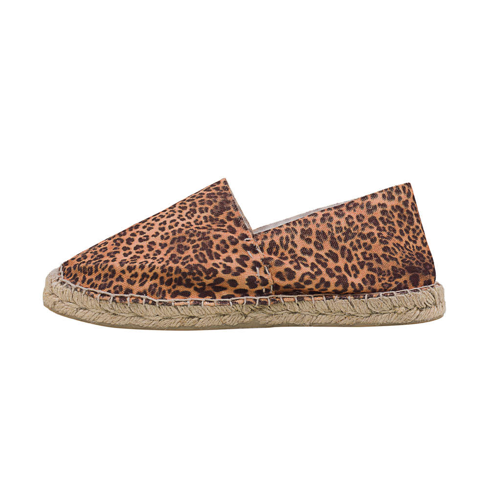 1 Paar Puppen Schuhe Leopard gedruckt Schnürschuhe Espadrilles für 18 Zoll 